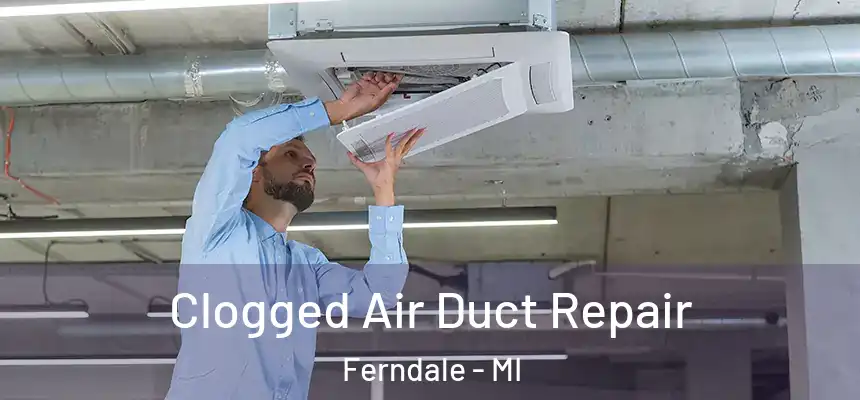  Clogged Air Duct Repair Ferndale - MI
